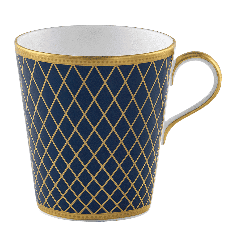 Royal Crown Derby Majestic Navy Blue Mug (300ml) – official product image