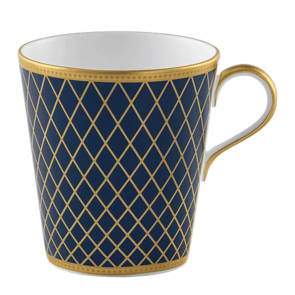 Royal Crown Derby Majestic Navy Blue Mug (300ml) – official product image