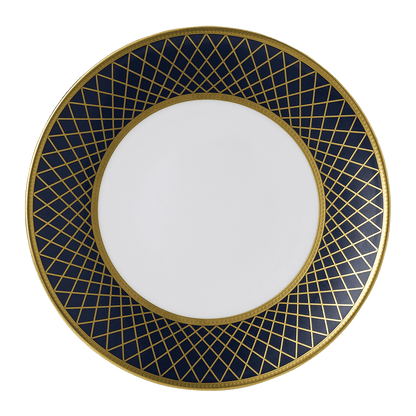 Royal Crown Derby Majestic Navy Blue Salad Plate (21cm) – official product image