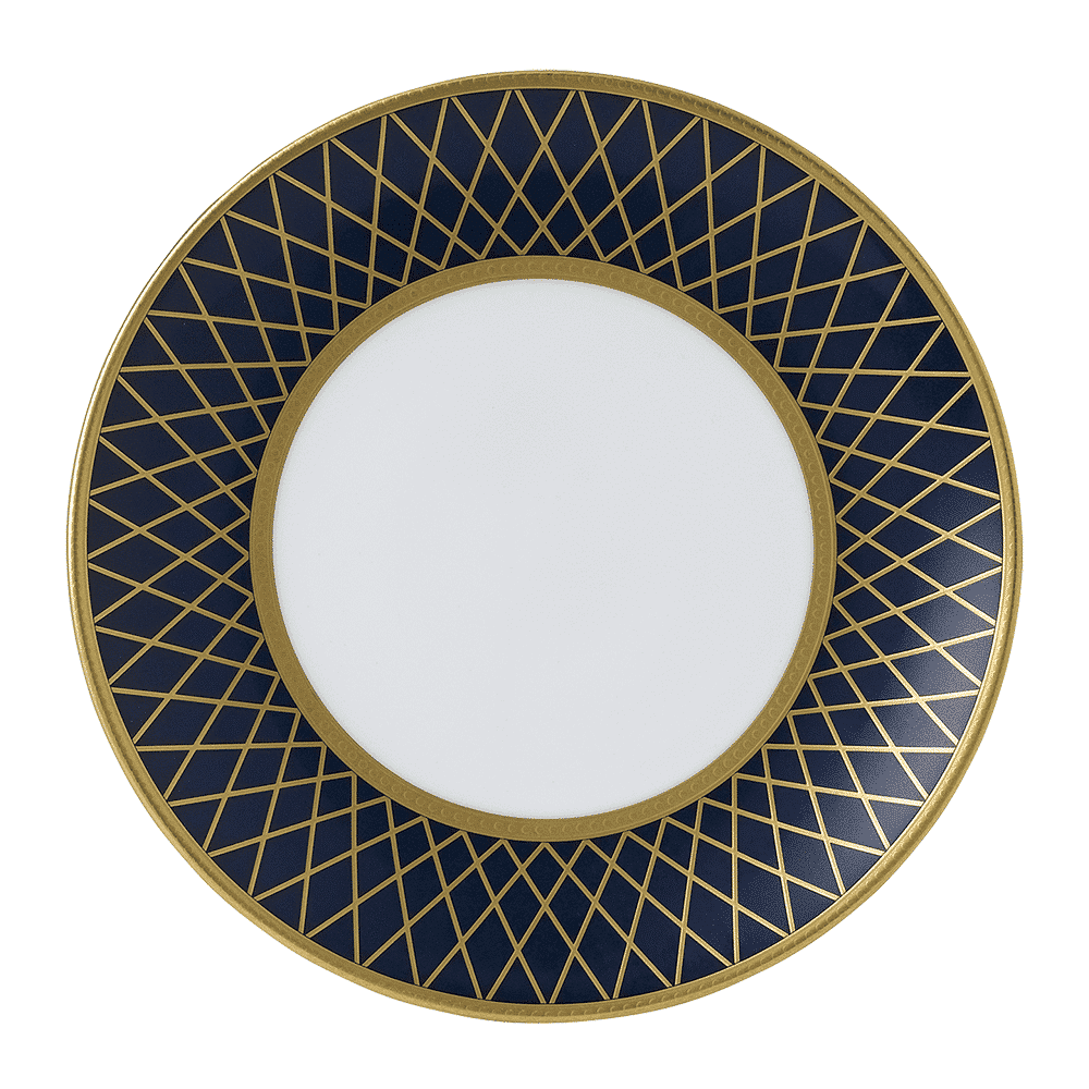 Royal Crown Derby Majestic Navy Blue Side Plate (16cm) – official product image