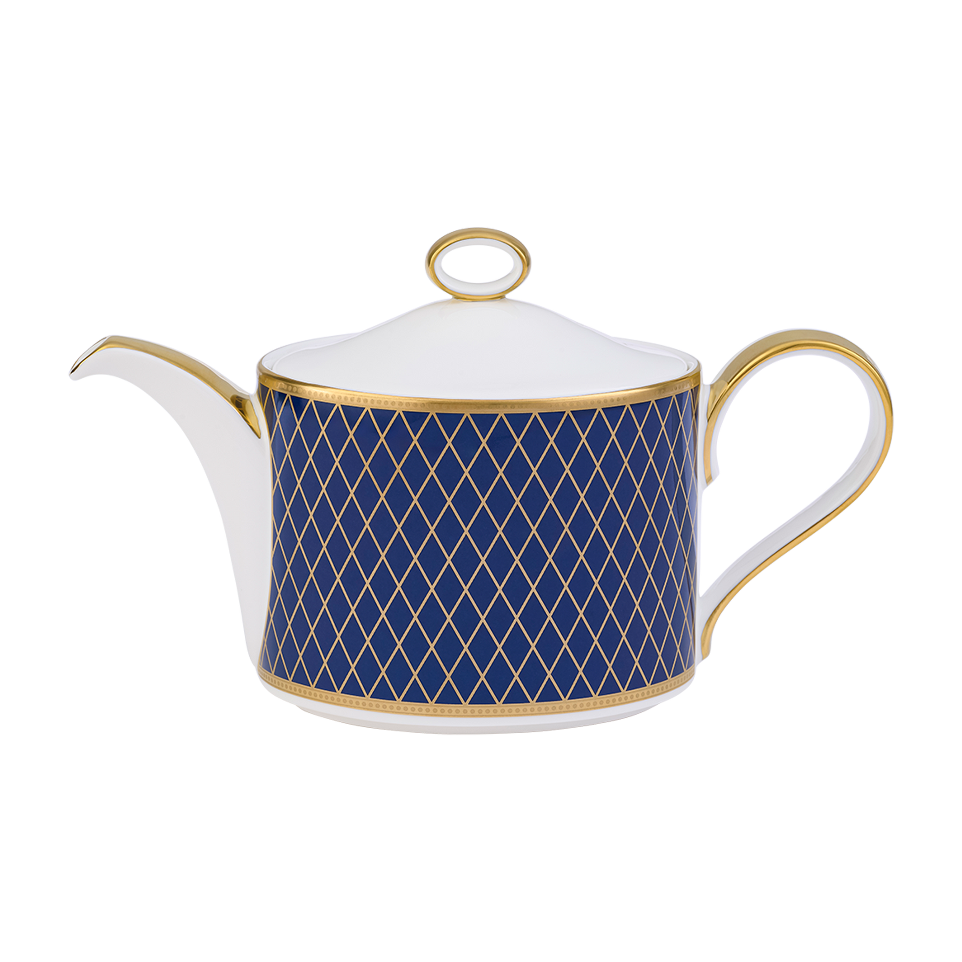 Royal Crown Derby Majestic Navy Blue Teapot (1050ml) – official product image