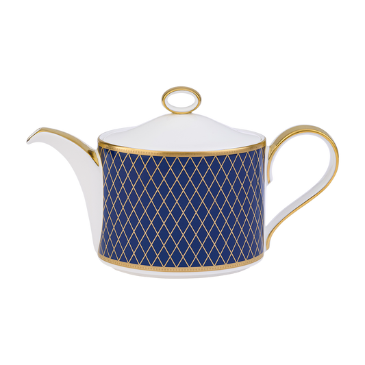 Royal Crown Derby Majestic Navy Blue Teapot (1050ml) – official product image