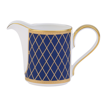 Royal Crown Derby Majestic Navy Blue Cream Jug (115ml) – official product image