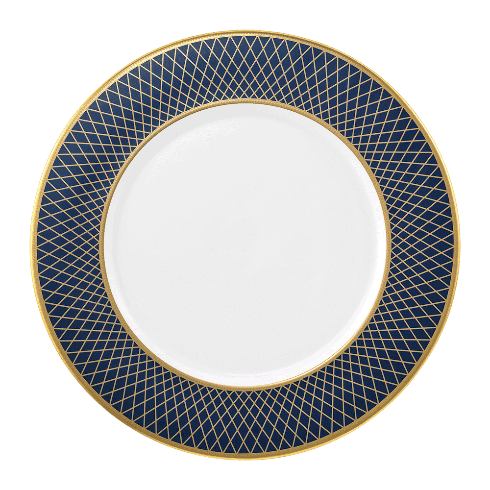Royal Crown Derby Majestic Navy Blue Charger Plate (34cm) – official product image