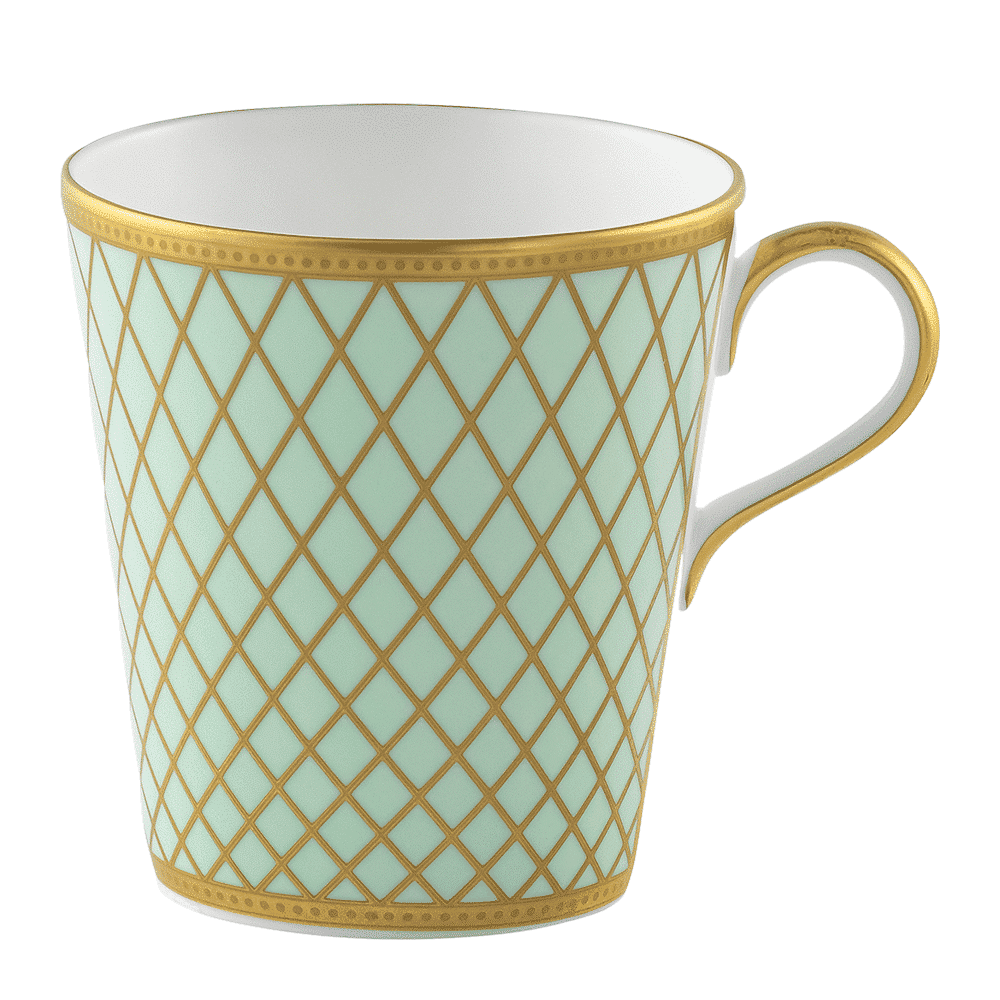 Royal Crown Derby Majestic Mint Green Mug (300ml) – official product image