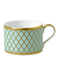 Royal Crown Derby Majestic Mint Green Teacup (250ml) – official product image