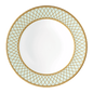 Royal Crown Derby Majestic Mint Green Rim Soup Bowl (21cm) – official product image