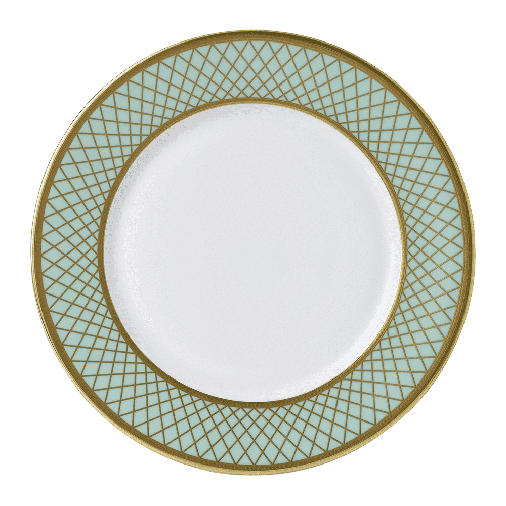 Royal Crown Derby Majestic Mint Green Dinner Plate (27cm) – official product image