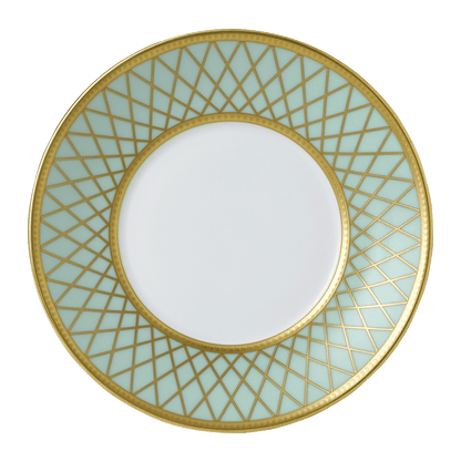 Royal Crown Derby Majestic Mint Green Tea Saucer (15cm) – official product image