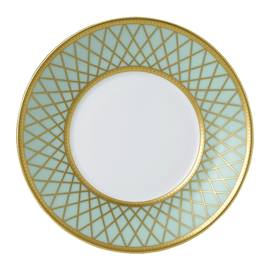 Royal Crown Derby Majestic Mint Green Tea Saucer (15cm) – official product image