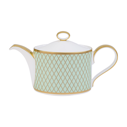 Royal Crown Derby Majestic Mint Green Teapot (1050ml) – official product image