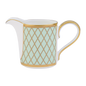 Royal Crown Derby Majestic Mint Green Cream Jug (115ml) – official product image