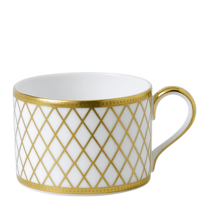 Royal Crown Derby Majestic White Teacup (250ml) – official product image