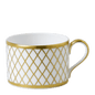 Royal Crown Derby Majestic White Teacup (250ml) – official product image