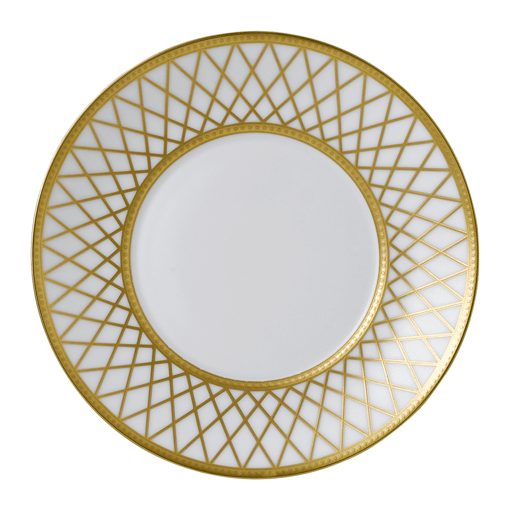 Royal Crown Derby Majestic White Tea Saucer (15cm) – official product image