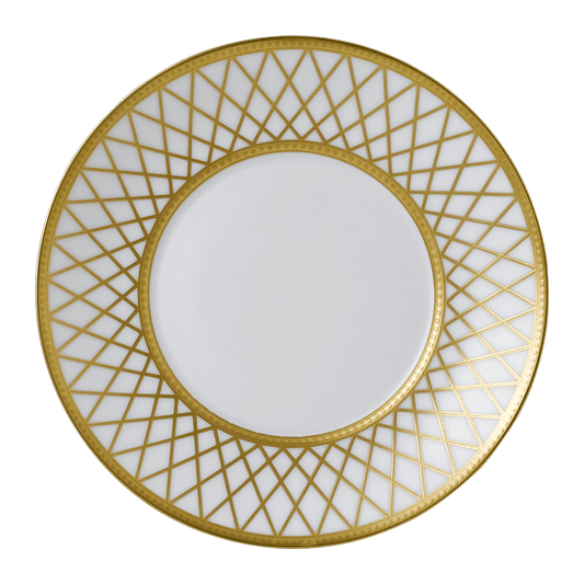 Royal Crown Derby Majestic White Tea Saucer (15cm) – official product image