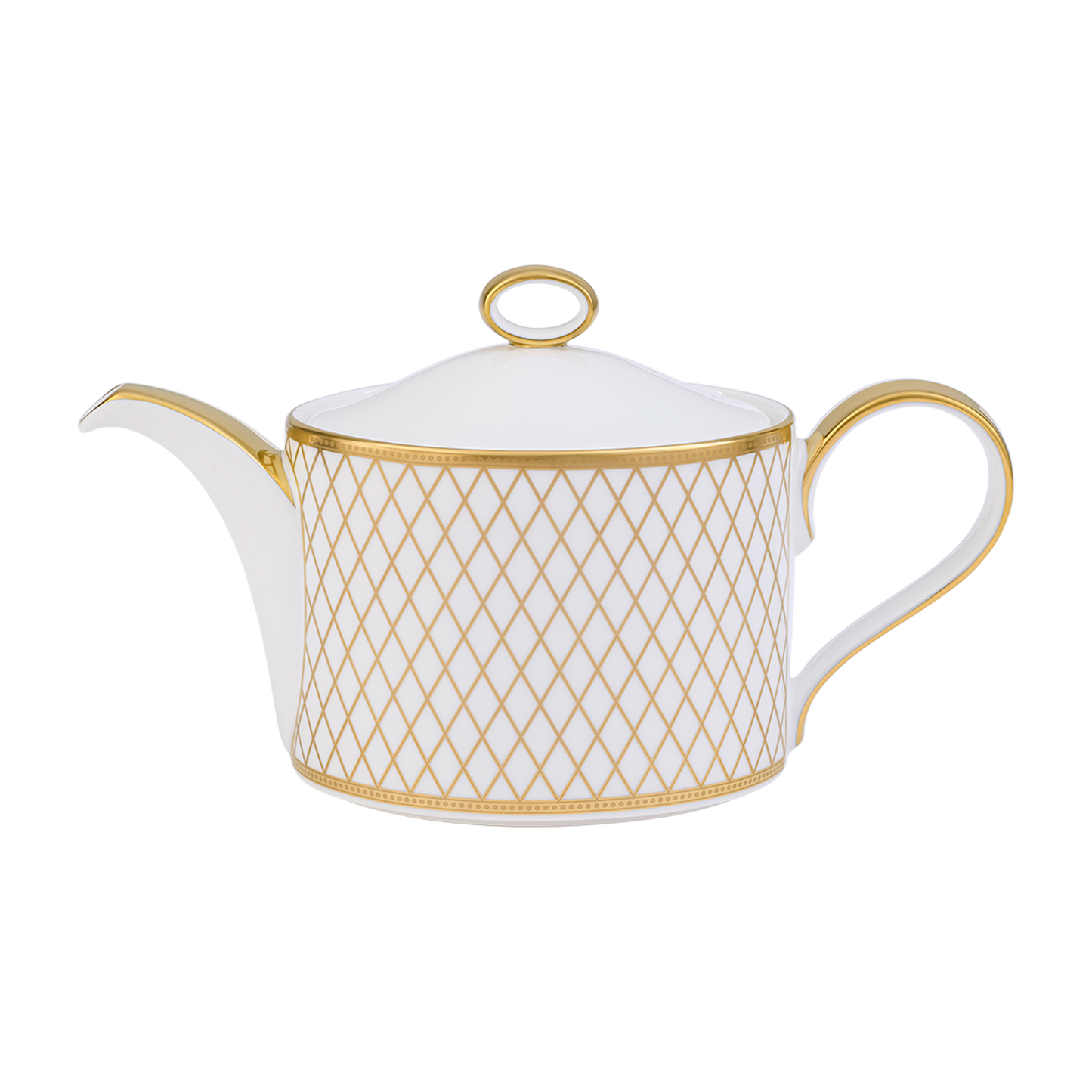 Royal Crown Derby Majestic White Teapot (1050ml) – official product image