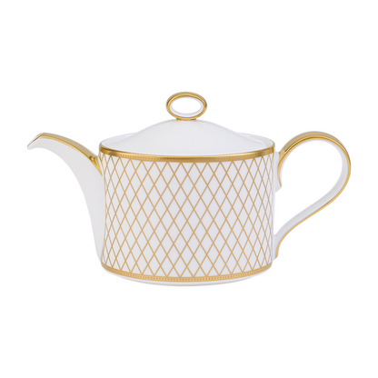 Royal Crown Derby Majestic White Teapot (1050ml) – official product image