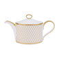 Royal Crown Derby Majestic White Teapot (1050ml) – official product image