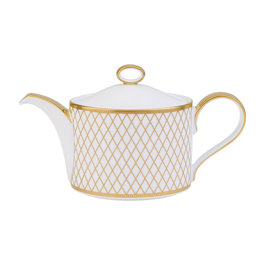 Royal Crown Derby Majestic White Teapot (1050ml) – official product image