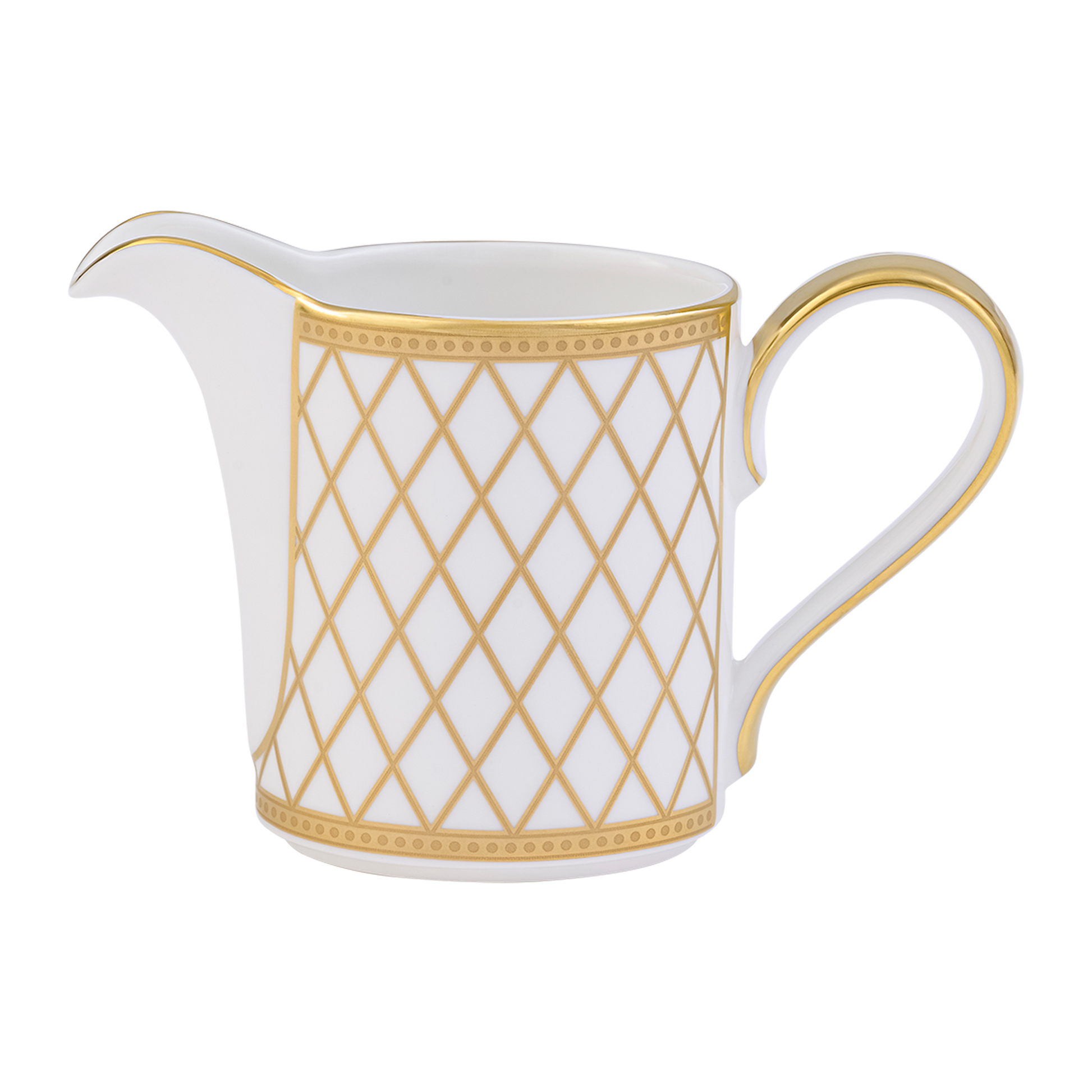Royal Crown Derby Majestic White Cream Jug (115ml) – official product image