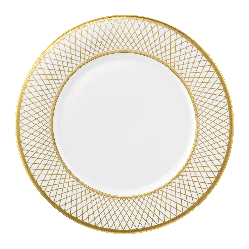 Royal Crown Derby Majestic White Charger Plate (34cm) – official product image