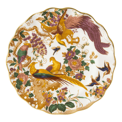 Royal Crown Derby Olde Aves Fluted Dessert Plate (22cm) – official product image