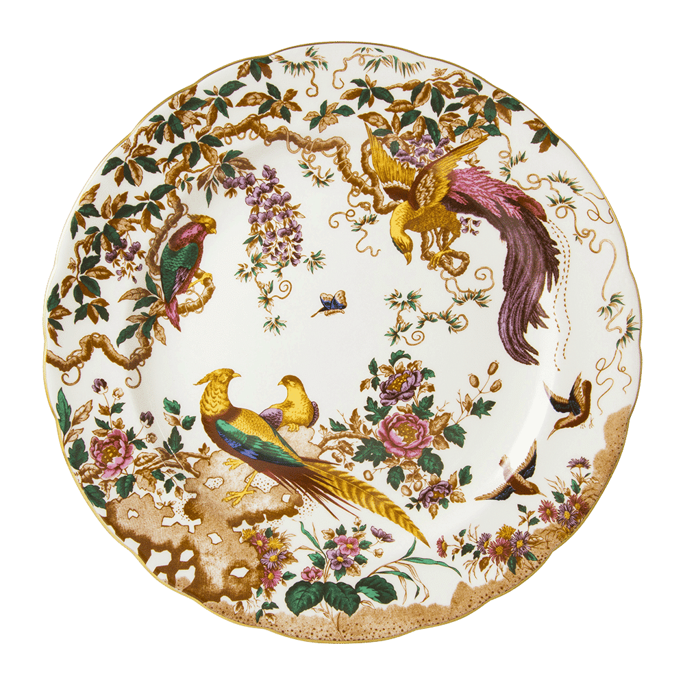 Royal Crown Derby Olde Aves Soup Tureen Stand (35cm) – official product image