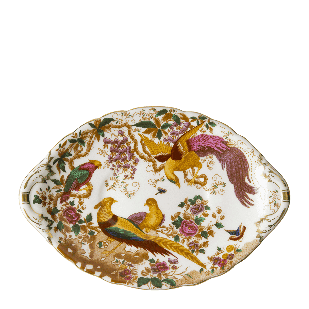 Royal Crown Derby Olde Aves Sauce Boat Stand (21cm) – official product image