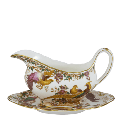 Royal Crown Derby Olde Aves Sauce Boat Stand (21cm) – alternate official product image