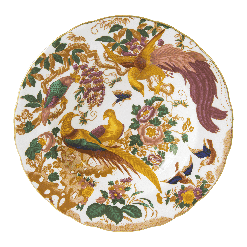 Royal Crown Derby Olde Aves Rim Soup Bowl (21cm) – official product image