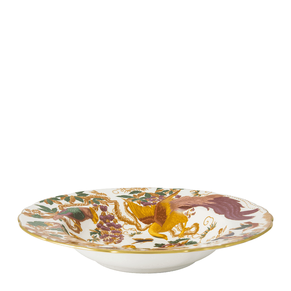 Royal Crown Derby Olde Aves Rim Soup Bowl (21cm) – alternate official product image