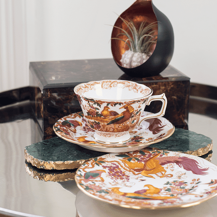 Royal Crown Derby Olde Aves Teacup (220ml) – alternate official product image