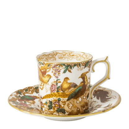 Royal Crown Derby Olde Aves Coffee Saucer (12cm) – alternate official product image