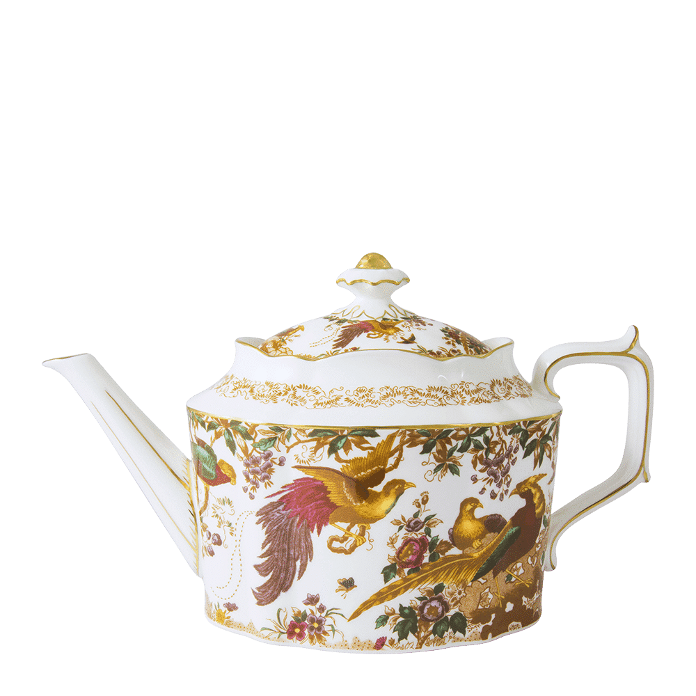 Royal Crown Derby Olde Aves Teapot (1650ml) – official product image