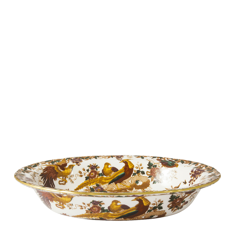 Royal Crown Derby Olde Aves Open Vegetable Dish (24cm) – official product image