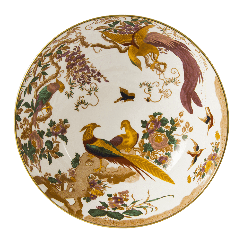 Royal Crown Derby Olde Aves Salad Bowl (2000ml) – alternate official product image