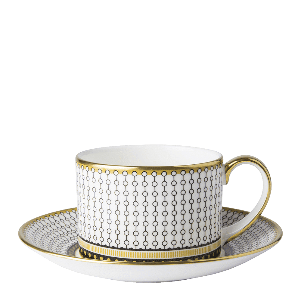 Royal Crown Derby Oscillate Onyx Teacup (250ml) – alternate official product image