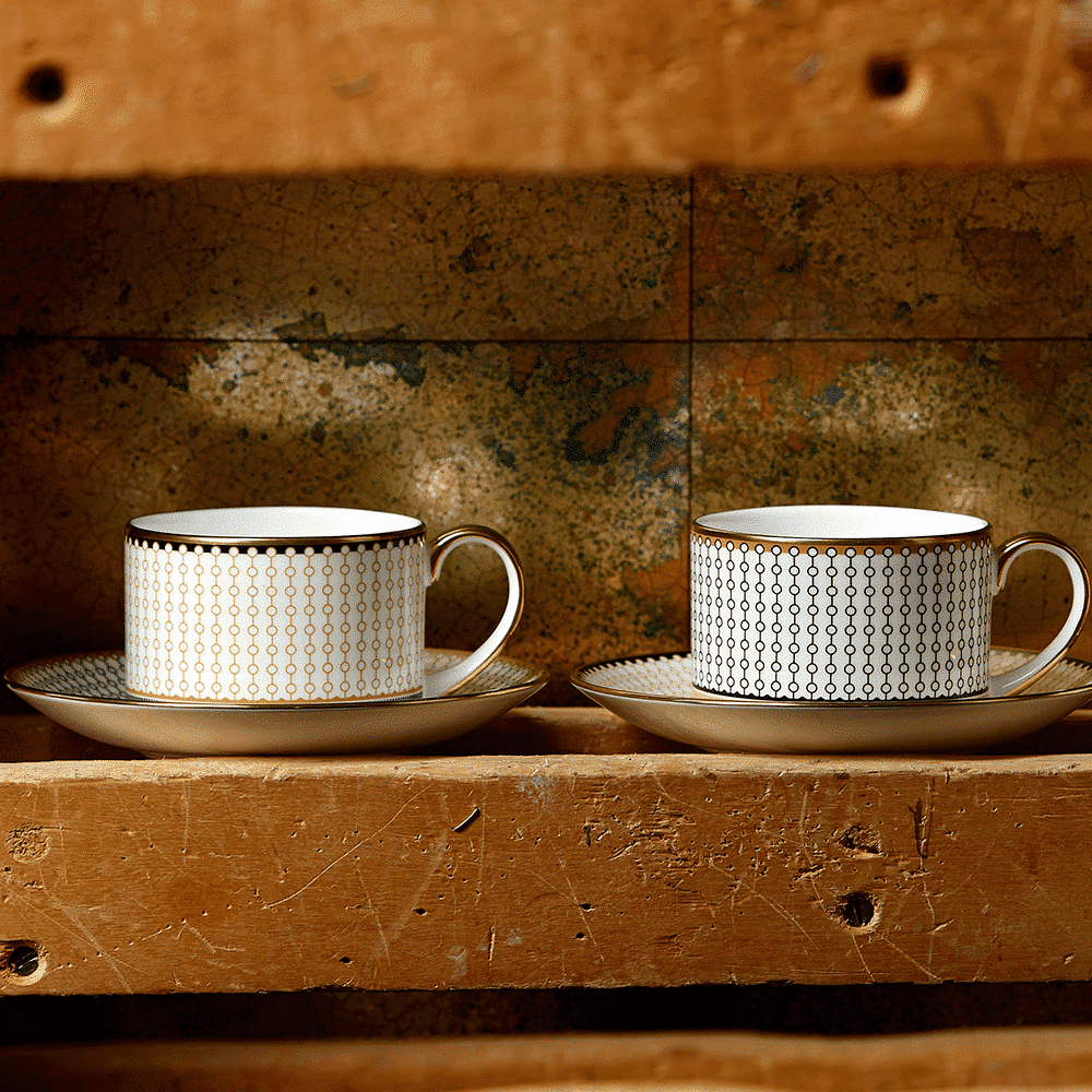 Royal Crown Derby Oscillate Onyx Teacup (250ml) – alternate official product image