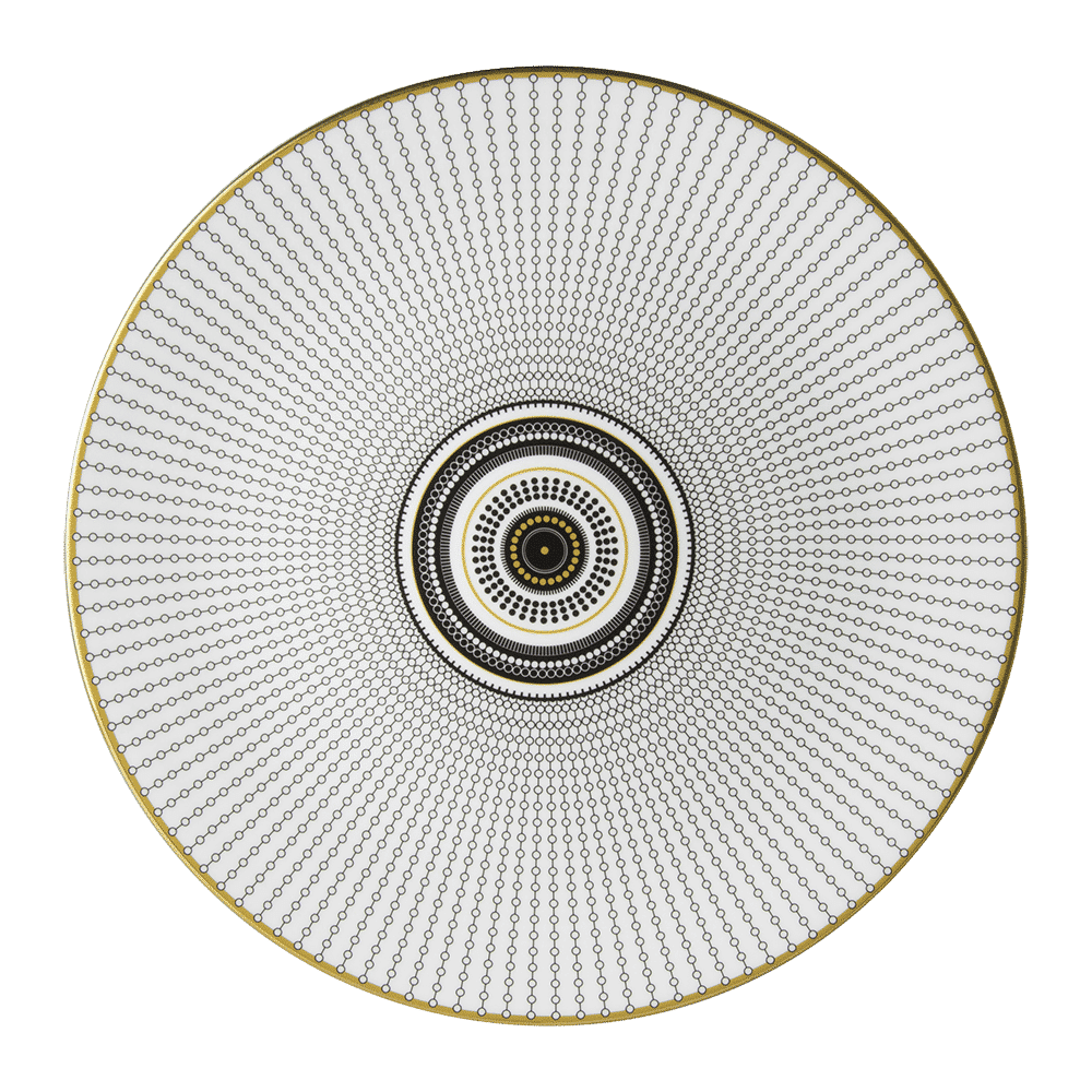 Royal Crown Derby Oscillate Onyx Charger Plate (34cm) – official product image