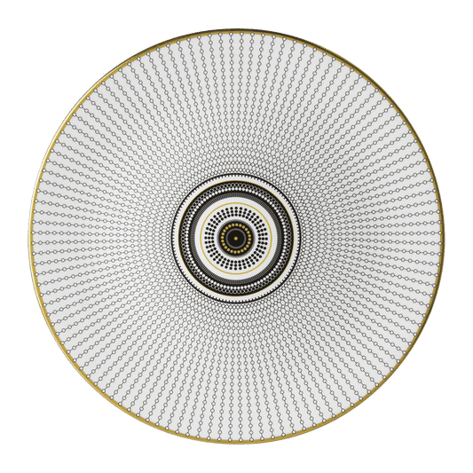 Royal Crown Derby Oscillate Onyx Charger Plate (34cm) – official product image