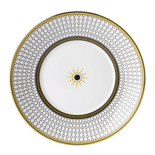 Royal Crown Derby Oscillate Onyx Tea Saucer (15cm) – official product image