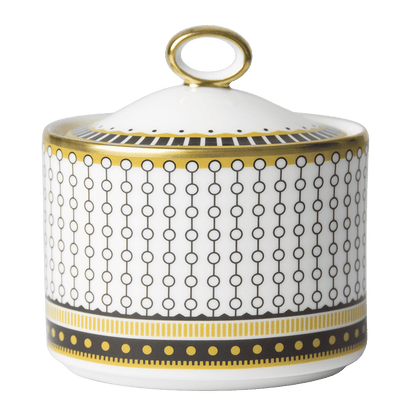 Royal Crown Derby Oscillate Onyx Covered Sugar (170ml) – official product image