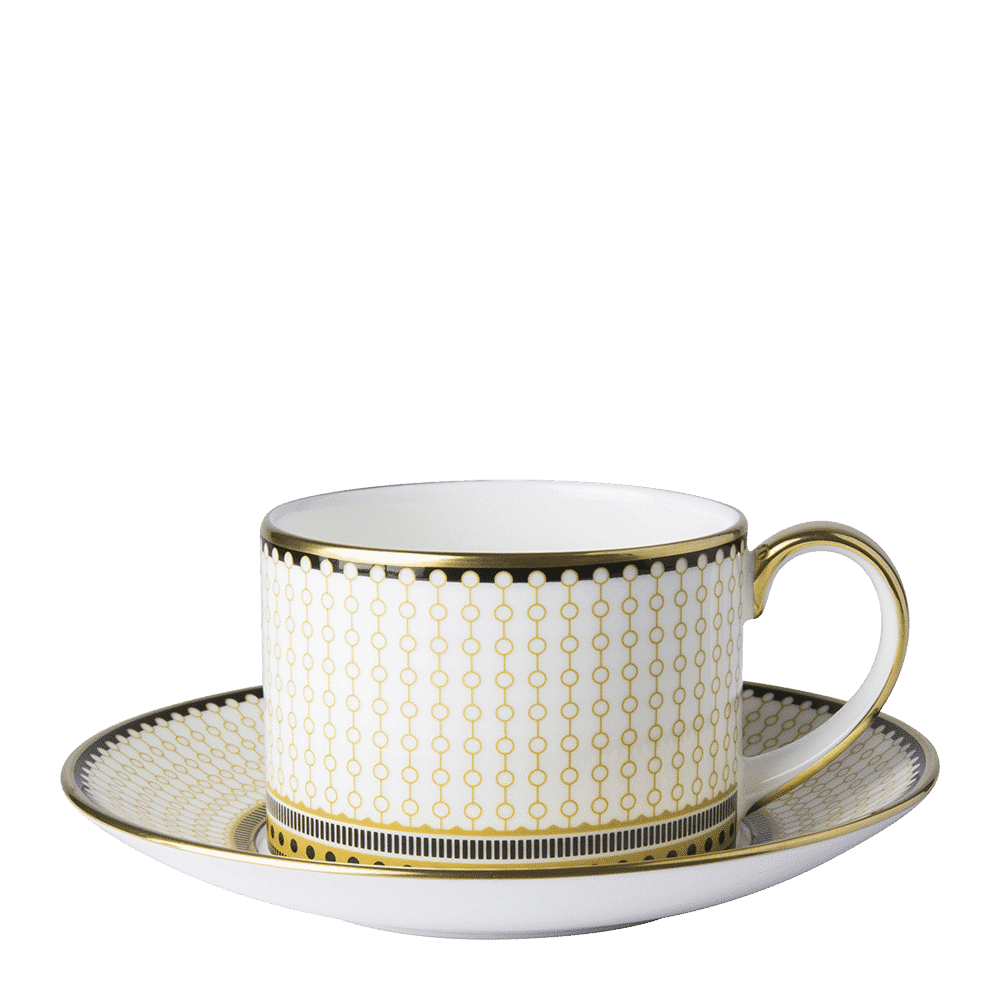 Royal Crown Derby Oscillate Ochre Teacup (250ml) – alternate official product image