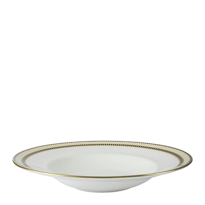 Royal Crown Derby Oscillate Ochre Rimmed Bowl (27cm) – alternate official product image