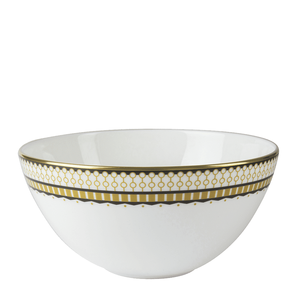 Royal Crown Derby Oscillate Ochre Bowl (14.5cm) – official product image