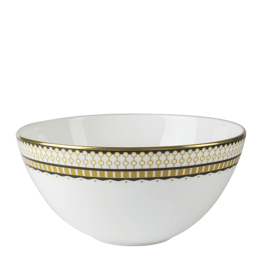 Royal Crown Derby Oscillate Ochre Bowl (14.5cm) – official product image