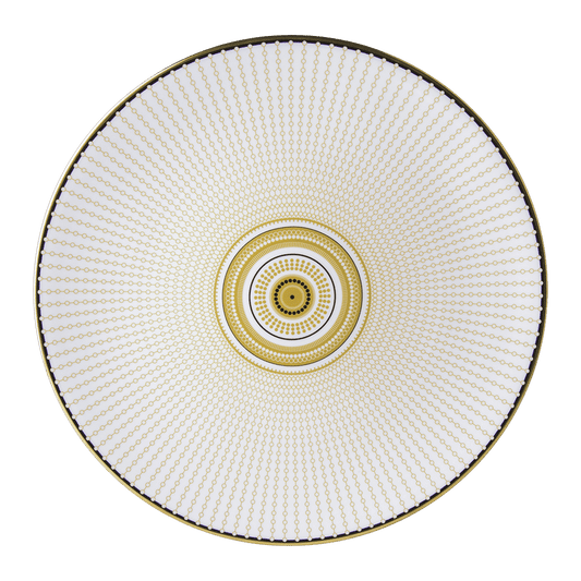 Royal Crown Derby Oscillate Ochre Charger Plate (34cm) – official product image
