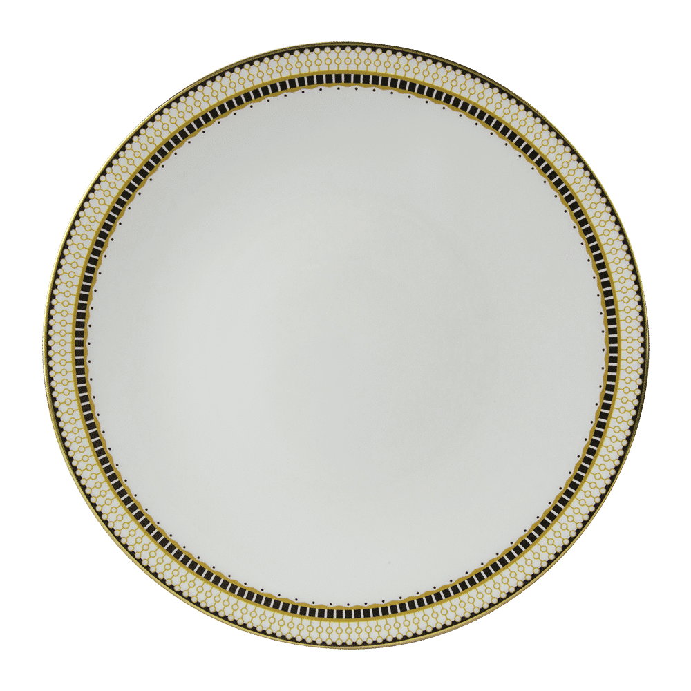 Royal Crown Derby Oscillate Ochre Dinner Plate (27cm) – official product image