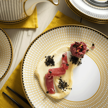 Royal Crown Derby Oscillate Ochre Salad Plate (21cm) – alternate official product image